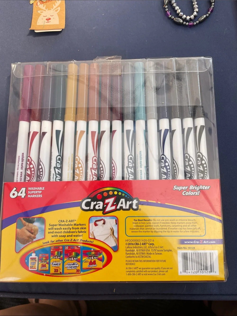 Washable SuperTip Markers - Assorted Bright Colors - Picture 2 of 2